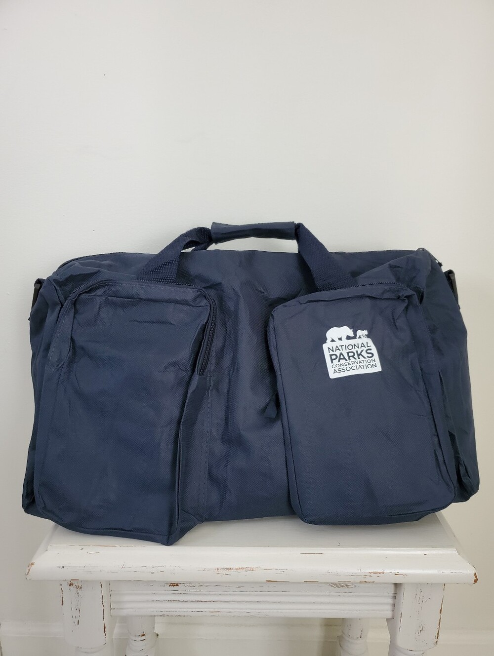 Navy Blue National Parks Weekender Gym Bag